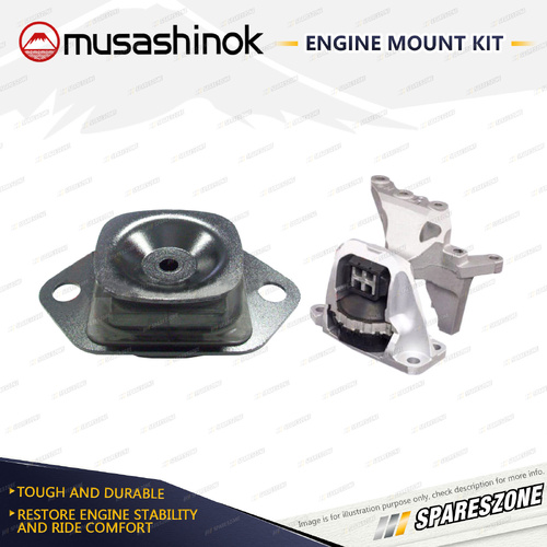 LH + RH Engine Mount Kit for Nissan Qashqai J11 2.0L 4Cyl 2WD MR20DD 14-On CVT