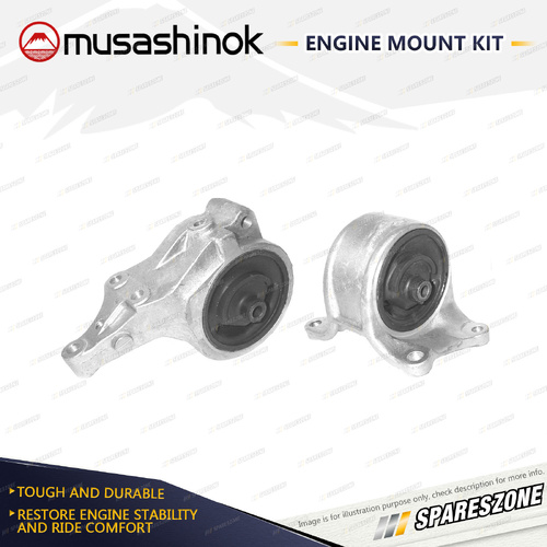 LH + RH Engine Mount Kit for Nissan Bluebird U13 2.4L 4Cyl KA24DE 93-97 Auto