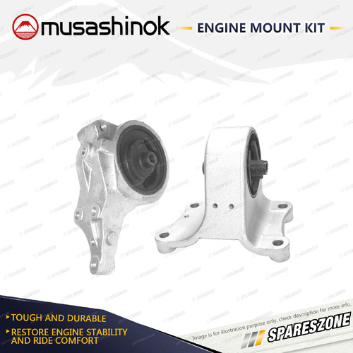 LH + RH Engine Mount Kit for Nissan Bluebird U13 2.4L 4Cyl KA24DE 93-97 Manual