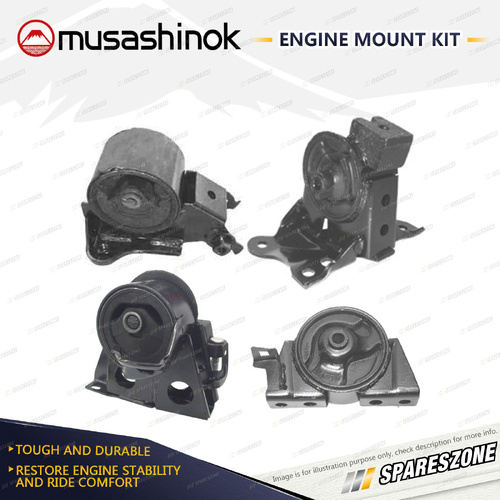 Full Engine Mount Kit for Nissan X-Trail T30 2.5L 4Cyl 4WD QR25DE 01-07 Auto