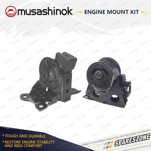 LH + RH Engine Mount Kit for Nissan X-Trail T30 2.5L 4Cyl 4WD QR25DE 01-07 Auto