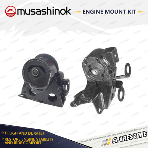 LH + RH Engine Mount for Nissan X-Trail T30 2.5L 4Cyl 4WD QR25DE 01-07 Manual