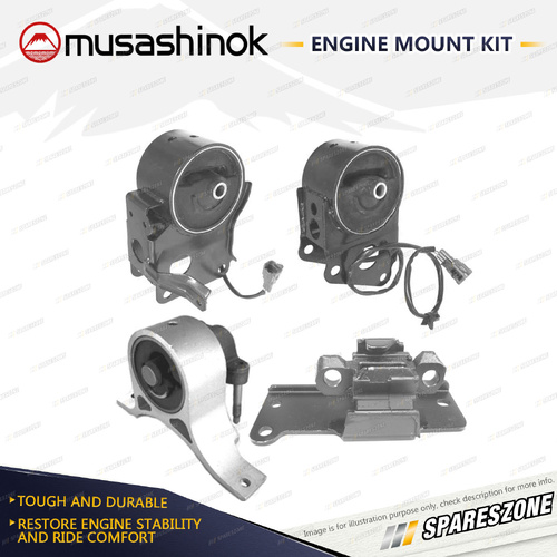 Full Engine Mount Kit with Sensor for Nissan Maxima J31 3.5L VQ35DE 06-09 Auto