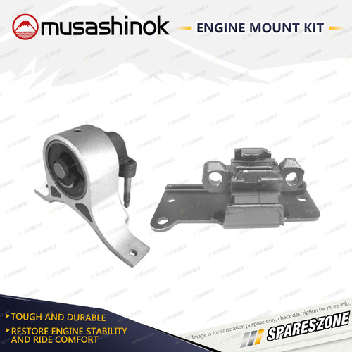 Musashinok LH + RH Engine Mount for Nissan Maxima Teana J31 3.5L V6 03-09 Auto