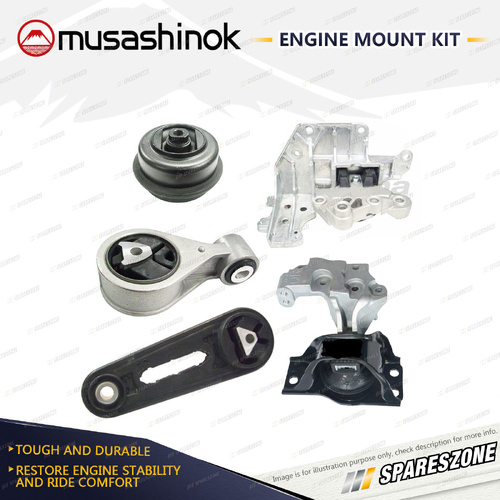 Full Engine Mount Kit for Nissan X-Trail T31 2.5L 4Cyl 4WD QR25DE 07-14 CVT