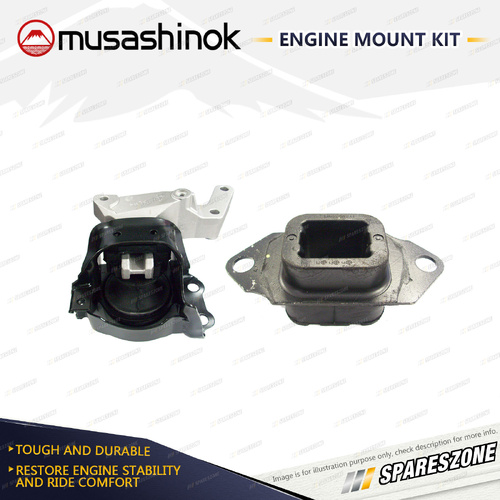 LH + RH Engine Mount for Nissan Almera N17 1.5L 4Cyl HR15DE 12-On Auto & Man