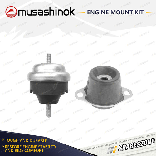 Front LH + Front RH Engine Mount for Peugeot 306 1.6L 4Cyl TU5JP 93-00 Auto Man