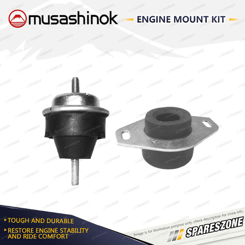 Front LH + Front RH Engine Mount for Peugeot 205 1.9L 4Cyl XU9J 87-00 Auto & Man