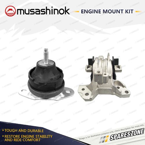 LH + RH Engine Mount for Peugeot 407 SR/ST HDI 2.0L 4Cyl DW10BTED4 05-11 Auto