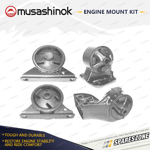 Full Engine Mount Kit for Proton Persona Satria C90 Wira 1.5L 4G15 95-05 Auto