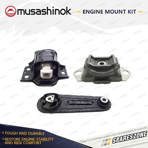Full Engine Mount Kit for Renault Megane X84 Scenic J84 1.6L 4Cyl 03-07