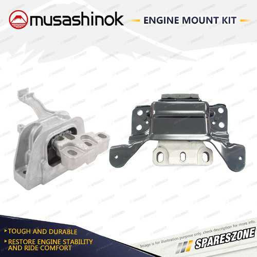 LH + RH Engine Mount Kit for Skoda Octavia NE Scout 132 1.8L 13-17 7 Spd DCT