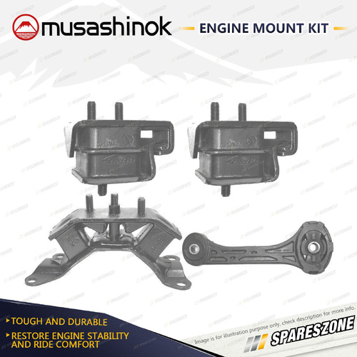 Full Engine Mount Kit for Subaru Impreza GC GF 1.8L 4Cyl AWD EJ18E 93-96 Manual