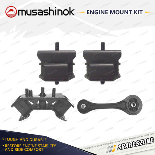 Full Engine Mount Kit for Subaru Forester SG9 Impreza WRX AWD 00-08 Auto 4 Bolt