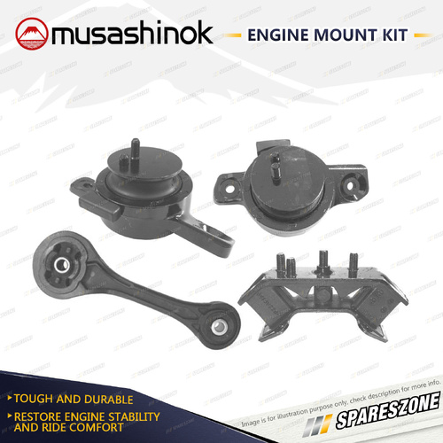 Full Engine Mount Kit for Subaru Liberty B4 BE5 2.0L 4Cyl AWD EJ206 02-03 Auto