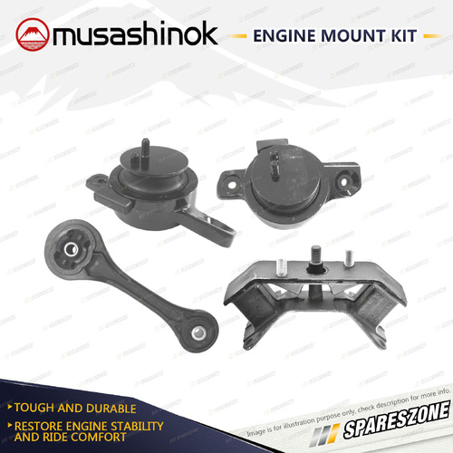 Full Engine Mount Kit for Subaru Liberty Outback 2.5L 4Cyl AWD 96-03 Auto 3 Bolt