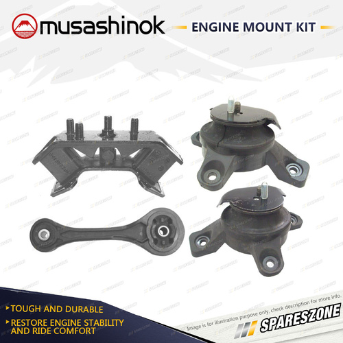 Full Engine Mount Kit for Subaru Outback H6 BHE 3.0L 6Cyl AWD EZ30D 00-03 Auto