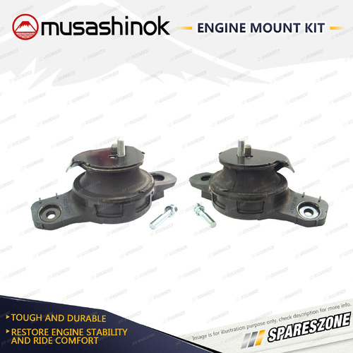 Front LH + Front RH Engine Mount for Subaru BRZ ZC6 2.0L RWD FA20D 12-16 CVT
