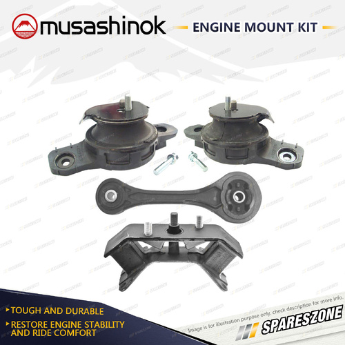 Full Engine Mount Kit for Subaru Forester X XS SHM 2.5L 4Cyl AWD FB25 11-13 Auto