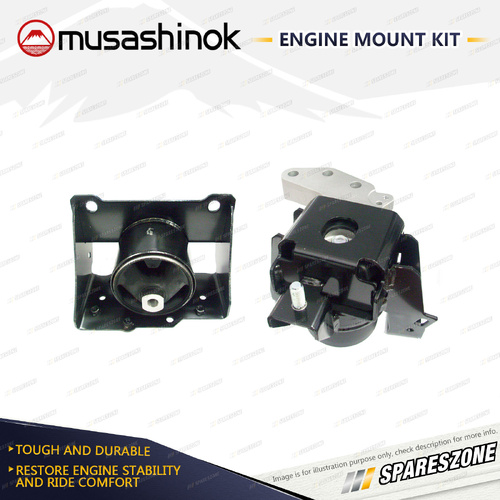 Musashinok LH + RH Engine Mount for Suzuki Swift FZ 1.4L 4Cyl K14B 11-17 Auto