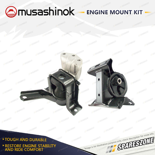 LH + RH Engine Mount Kit for Suzuki Celerio LF 1.0L 3Cyl K10B 15-18 Man CVT