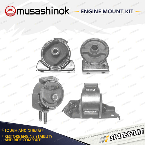 Full Engine Mount Kit for Toyota Celica ST162 2.0L 4Cyl 3SGE 3SFE 85-89 Manual
