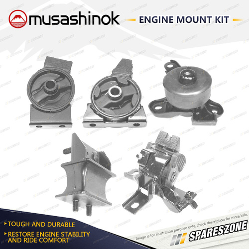 Full Engine Mount Kit for Toyota Camry SV21 SV22 2.0L 4Cyl 3SFE 3SFC 87-93 Auto