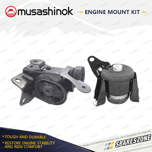 LH + RH Engine Mount for Toyota Avensis Verso ACM21R 2.4L FWD 2AZFE 03-10 Auto