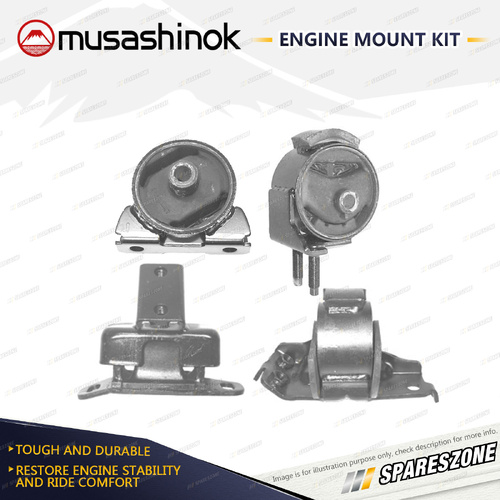 Full Engine Mount Kit for Toyota Celica ST162 2.0L 4Cyl 3SGE 3SFE 85-89 Auto