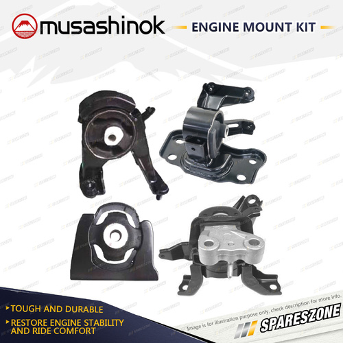 Full Engine Mount Kit for Toyota Corolla ZRE152R 1.8L 4Cyl 2ZRFE 07-14 Manual