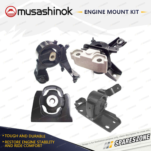 Full Engine Mount Kit for Toyota Rav 4 ACA38 2.4L 4Cyl 4WD 2AZFE 08-13 Manual
