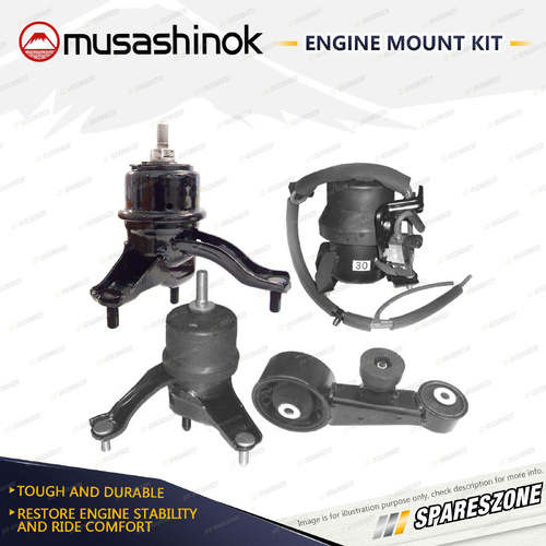Full Engine Mount Kit for Toyota Aurion GSV40R GSV50R 3.5L V6 2GRFE 06-On Auto