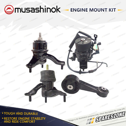 Full Engine Mount Kit for Toyota Kluger GSU40R GSU55R 3.5L V6 2GRFE 07-17 Auto