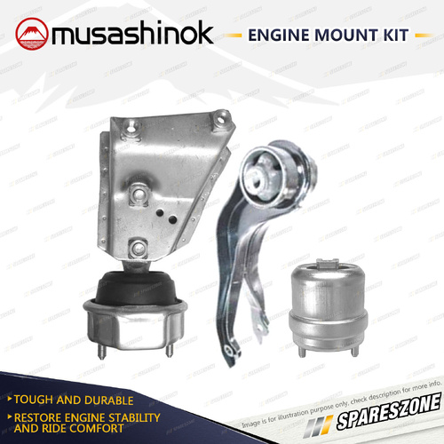 Full Engine Mount Kit for VW Caravelle Transporter T4 2.5L 5Cyl 90-04 Manual
