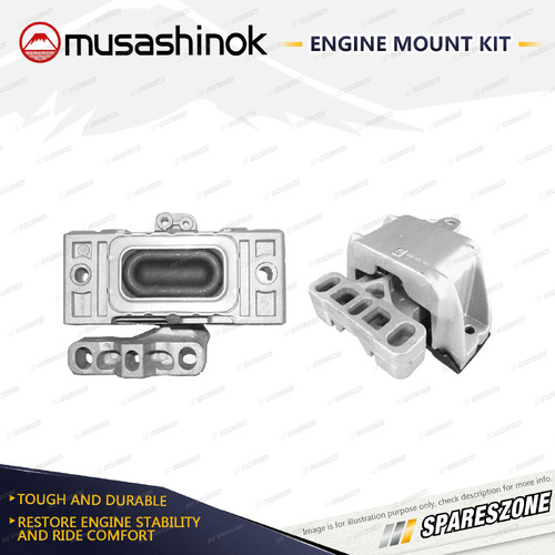 LH + RH Engine Mount for VW Beetle 1Y 9C 9C1 1C1 Bora 1J Golf MK 4 97-11 AT MT