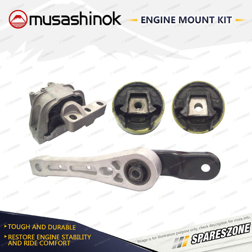 Full Engine Mount Kit for Volkswagen EOS 1F 147 TSI 2.0L Turbo BWA 07-08 Man DCT