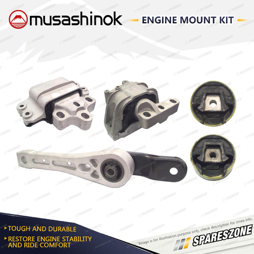 Full Engine Mount Kit for Volkswagen Jetta 1K 147 TSI 2.0 TDI BWA BKD 05-09