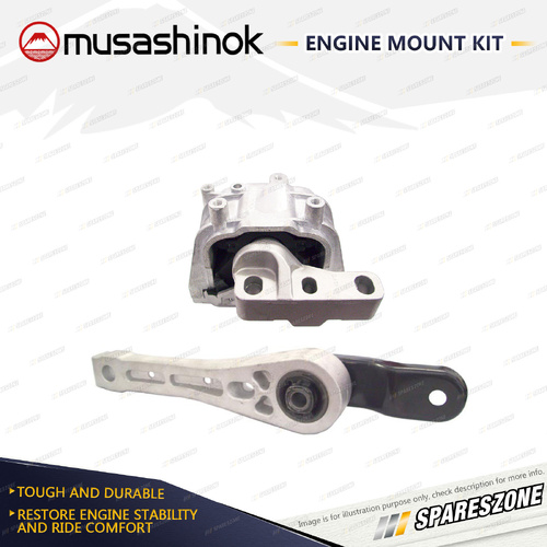 Full Engine Mount Kit for Volkswagen Passat 3C 125 130 TDI 2.0L 4Cyl 10-15 DCT
