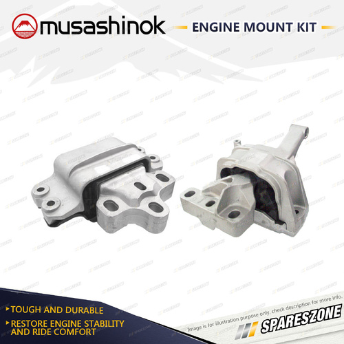 LH + RH Engine Mount Kit for Volkswagen Tiguan 5N 118 TSI 1.4L CAVD 11-13 Manual