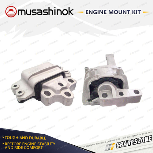 LH + RH Engine Mount Kit for VW Tiguan 5N 155 TSI 2.0L 4Cyl AWD CCZB 11-16 DCT