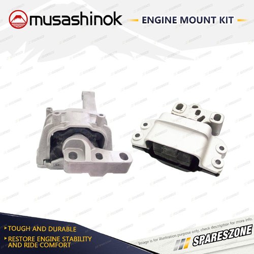 LH + RH Engine Mount Kit for Volkswagen Tiguan 5N 125 132 TSI 2.0L 08-16 Manual
