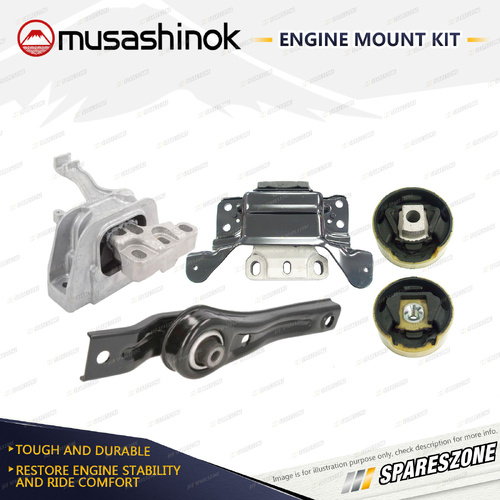 Full Engine Mount Kit for Volkswagen Golf MK 7 77 TDI 92 103 TSI 12-18 MT DCT