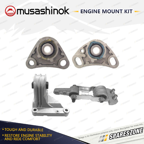 Full Engine Mount Kit for Volvo S60 R 2.5L 5Cyl AWD 03-05 to Ch. No. 459987