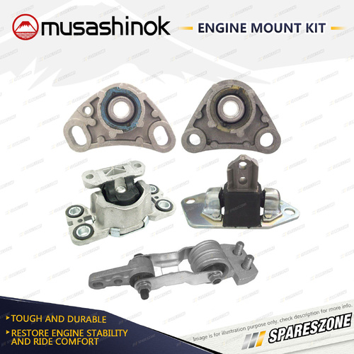 Full Engine Mount Kit for Volvo XC70 D5 2.4L T-Diesel AWD D5244T4 07-09 Auto