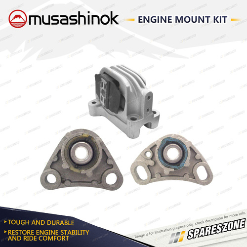 Full Engine Mount Kit for Volvo S60 D5 2.4L 5Cyl Turbo Diesel D5244T 01-06 Auto