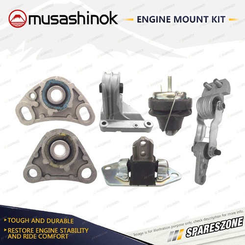 Full Engine Mount Kit for Volvo XC70 2.4T 2.5T 5Cyl AWD B5254T2 03-07 Auto