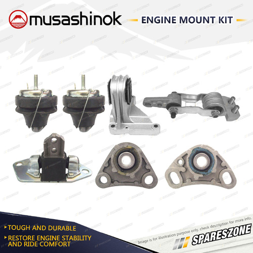 Full Engine Mount Kit for Volvo V70 2.4L from Ch.No.FC1 494641 FC2 494816 99-03