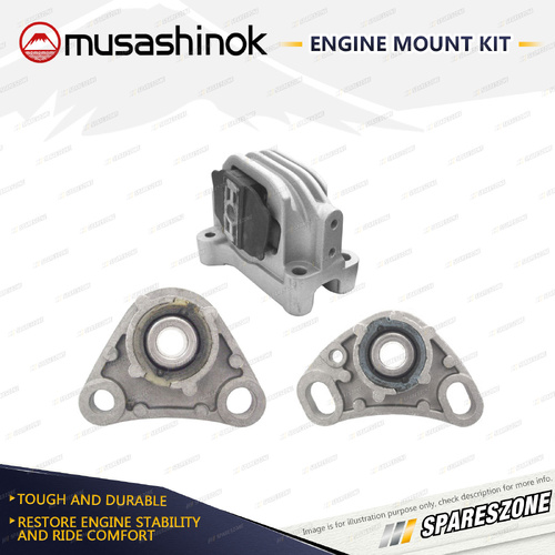 Full Engine Mount Kit for Volvo XC90 D5 2.4L 5Cyl AWD D5244T18 11-15 Auto