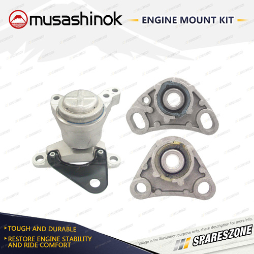 Musashinok Full Engine Mount Kit for Volvo V60 T4 1.6L Turbo B4164T 11-15 DCT