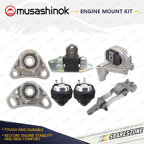 Full Engine Mount Kit for Volvo XC90 D5 2.4L T-Diesel AWD D5244T4 05-11 Auto
